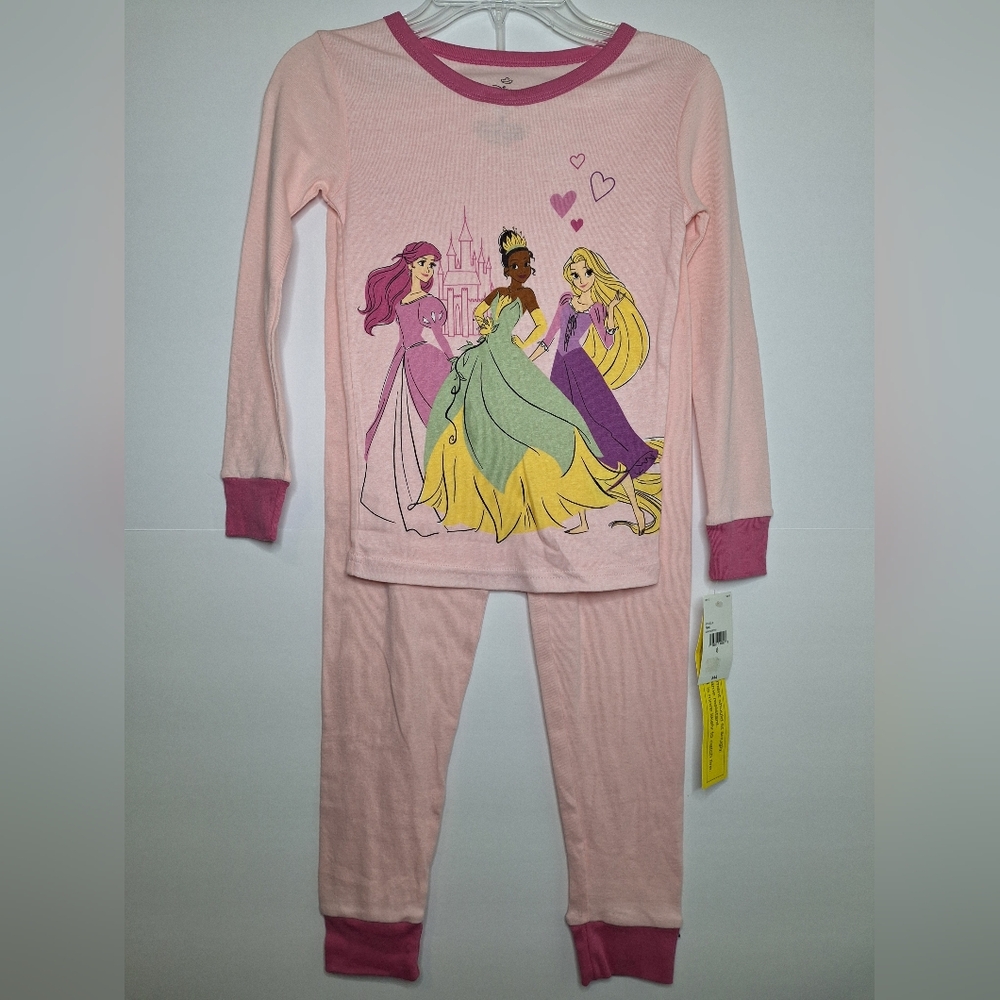 Disney Princess Girls Pajama Set Size 8